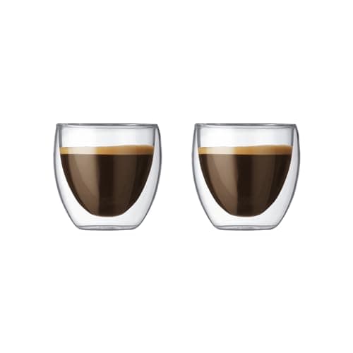 Bodum Bodum Pavina Double Wall Glass, 2.5oz (set of 2)