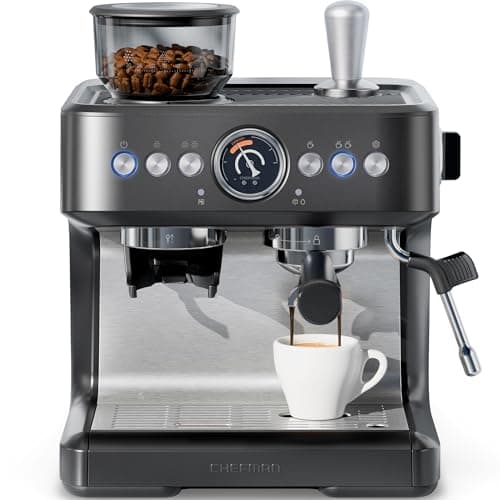 Chefman Chefman Crema Deluxe Espresso Machine with Double Boiler