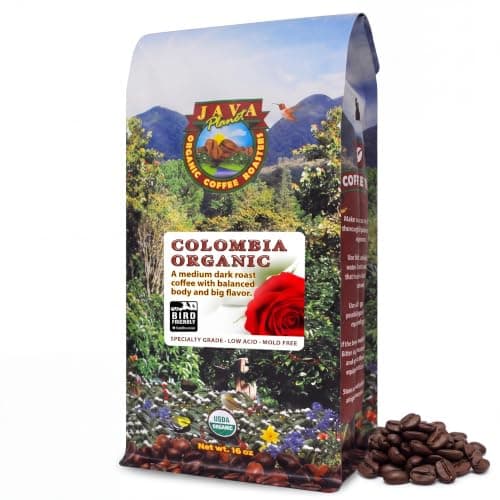 Java Planet Java Planet Low Acid Organic Coffee, Colombian (medium-dark)