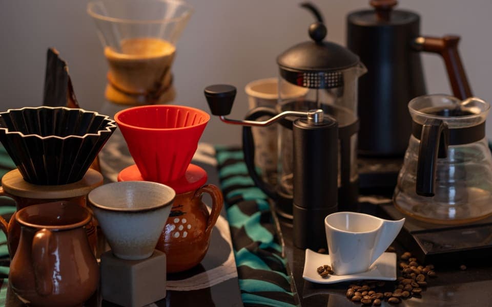 Coffee brewing methods, compared